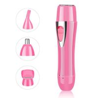 Mini Portable Hair remover/Painless Facial Hair Removal/Rechargeable Nose&amp;Eyebrow Bikini Trimmer/Electric Shaver with Built-in USB charge cable&amp;4 in 1 Razors for Women&amp;Men