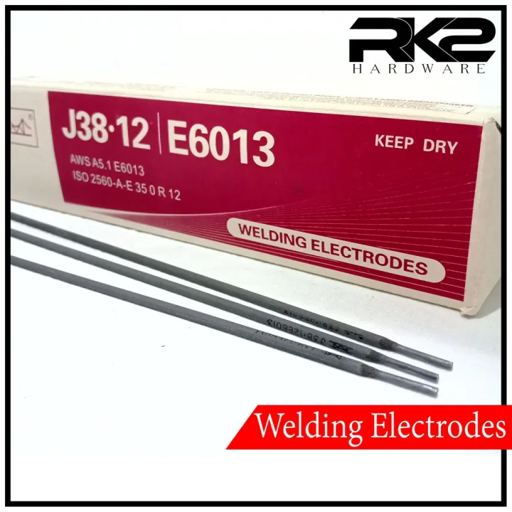 (1Kg) Welding Rod/Electrodes J38 12 E6013 Golden Bridge (3/32") x