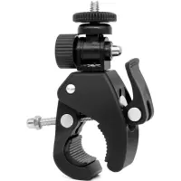 【Best-Selling】 xqwznb อุปกรณ์เสริมจักรยานรถจักรยานยนต์ Handlebar Clamp Mount สำหรับ7 6 5 4 3 4K Sj4000 DJIOSMO Mountain Biking Motocross