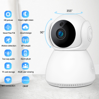 QZT IP Surveillance Camera WIFI Video Home Security Camera 360° Night Vision CC Baby Monitor Wireless Indoor Dog Camera IP