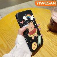 YIWESAN เคสสำหรับ Xiaomi 9T Pro Redmi K20 Pro,เคสหมีสุขสันต์นิ่มบางลายขอบสี่เหลี่ยมด้านข้างเป็นซิลิโคนเคสป้องกันการกระแทก