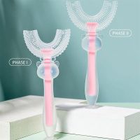 2pc Toothbrush Children 360 Degree U-shaped Child Toothbrush Teethers Soft Silicone Baby Brush Kids Teeth Oral Care Cleaning p4