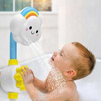 ✸ Baby Bath Toys Kids Clouds Model Faucet Shower Water Spray Toy Sunflower Shower Bathroom Water Game Toys Pool Toys Gift