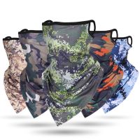 Sun UV Protection Face Balaclava Camouflage Motorcycle Masks Summer Ice Silk Running Riding Face Shield MTB Bike Helmet liner