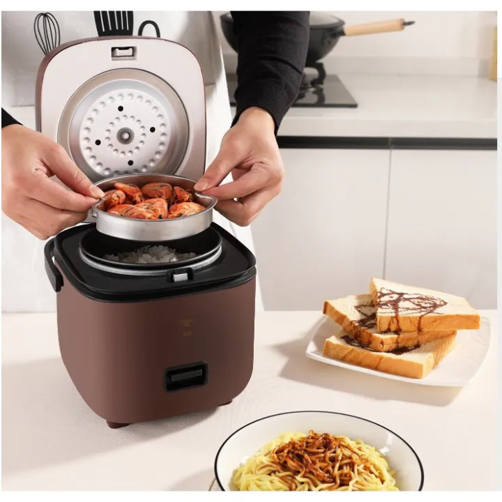 (With steaming tray) Mini rice cooker 12 people rice cooker can cook