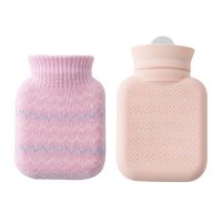 Hot Water Bottle 300ML Rubber High Density Winter Hand Warmer Portable Thick Hot Water Bottle Girls Pocket Feet Hot Water Bag