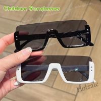 【hot sale】❣☎✢ D03 Korean version childrens Half Frame sunglasses boys girls fashion One-piece Lens UV Protection sun glasses personality Kids large frame Shade Eyeglasses