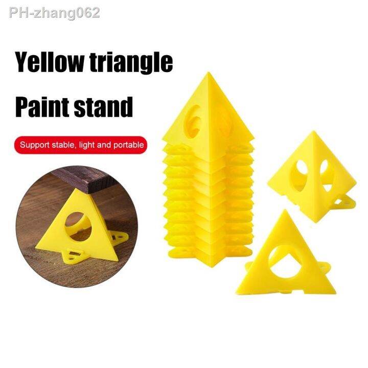 16pcs-mini-paint-stands-tool-triangle-paint-pads-feet-for-woodworking-carpenter-woodworking-accessories