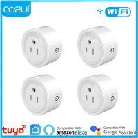 ✹○◈ Corui Smart Plug Outlet 4pcs WiFi US Standard Remote Control Smart Home Appliances Work With Alexa Google Home No Hub Require
