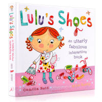 Lulus shoes lulu S shoes English original hardcover operation flipping Book Lulu series childrens Enlightenment cognition picture book parent-child interaction habit formation story picture book Lulu picture book