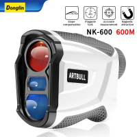 Donglin เครื่องวัดระยะเลเซอร์สำหรับสนามกอล์ฟ Rangefinder 600m พร้อมระบบสั่นสะเทือน Magnetic Slope Flag-Lock