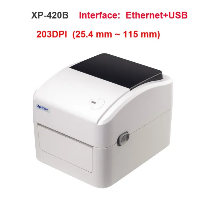 4นิ้ว152มม-s-ฉลากความร้อน-สติกเกอร์-เครื่องพิมพ์นำส่งสินค้าเครื่องพิมพ์-xprinter-xp-420b-บาร์โค้ดกระดาษรองรับคิวอาร์โค้ดสำหรับ-dhl-fedex-ems-express