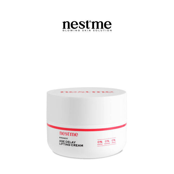 ์nestme-birdnest-age-delay-lifting-cream-50-g-เนสท์มี-เบิร์ดเนสท์-เอจ-ดีเลย์-ลิฟท์ติ้ง-ครีม-50ก-ครีมรังนกบำรุงผิว-สูตรไตรเปปไทด์