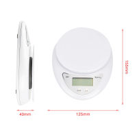 Vastar Portable Digital Scale 5KG 1KG Electronic Mini Pocket Scale 1g 0.1g Precision Steelyard for Kitchen Food Balance Scales