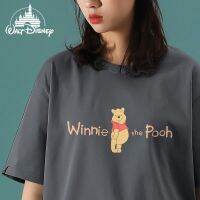 Disney เสื้อยืดผู้หญิง Winnie The Pooh อะนิเมะ Harajuku Kawaii เสื้อยืดขนาดใหญ่เสื้อ Gothic Tops ผู้หญิง2022ฤดูร้อน Y2k เสื้อผ้า