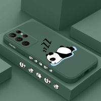 Sleepy Panda Phone Case For Samsung Galaxy S22 S21 S20 Ultra Plus FE S10 S9 S10E Note 20 ultra 10 9 Plus Cover