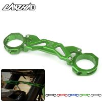 CNC Aluminum Motorcycle Front Fork Clamp Balance Shock Brace Bracket Green Red Blue Black Titanium for Kawasaki Z900 2017 2018