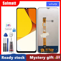 Salmatt 6.58นิ้วเดิม IPS LCD สำหรับ Vivo Y35 4G/Y55 5G/Y55S 2023/Y55S 2021/Y56 5G/Y72T/Y75 5G/Y77/T1 5G/T2X 5G ดิจิไทเซอร์จอแสดงผล LCD แบบสัมผัสหน้าจอ Z6X แทนการประกอบสำหรับ Vivo Y35 4G/Y55 5G/Y55S/Y77หน้าจอแสดงผล