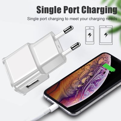 Fast USB Charge Charger EU Plug Wall Charger For iPhone- 14 13 Huawei USB C Phone Charger mobile phone travel charger