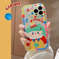 cartoon clown Airbag anti-drop mobile phone case tpu silicone material for apple iphone case 11 12 13 14 pro max plus