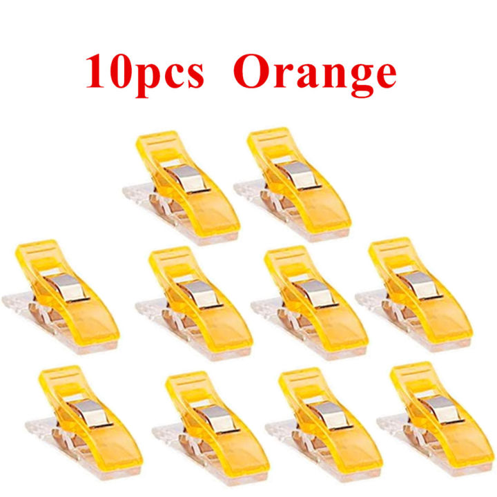 10pc Job Foot Case Multicolor Plastic Clips Hemming Sewing Tools Sewing Accessories Sewing DIY Crafts AA8270
