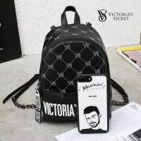 กระเป๋าสะพาย กระเป๋าเป้  ใบเล็ก VICTORIAS SECRET Monogram Mini Citypack