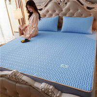 ชุดผ้าปูที่นอนยางไทยสำหรับฤดูร้อน Cool Mattress Pad สามารถพับคุณภาพสูง Cooling Bed Mat นุ่มสบาย Cool แผ่น