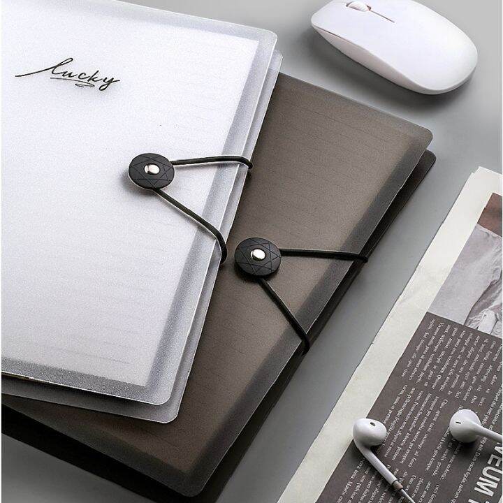 B5 binder notebook PPshell notebook simple style Loose Leaf Metal Clip
