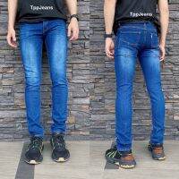 TPPJEANS GLARE Slim-fit Stretch กางเกงยีนส์ชายทรงสลิมฟิต สีบลูยีนส์ฟอก ผ้ายืด Size 28-44 มีไซส์ใหญ่ รับชำระปลายทาง.