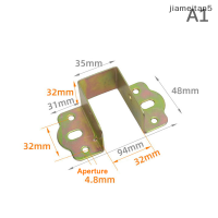 Jiam ตะขอบานพับเตียงแบบหนา,รหัสมุมเตียงสนับสนุนขาตั้งโลหะเชื่อมต่อแบบคงที่อุปกรณ์ฮาร์ดแวร์