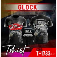 GLOCK FULL SUBLIMATION TSHIRTS Breathable 3D T-Shirt Summer Short Sleeve Tee Size XS-4XL