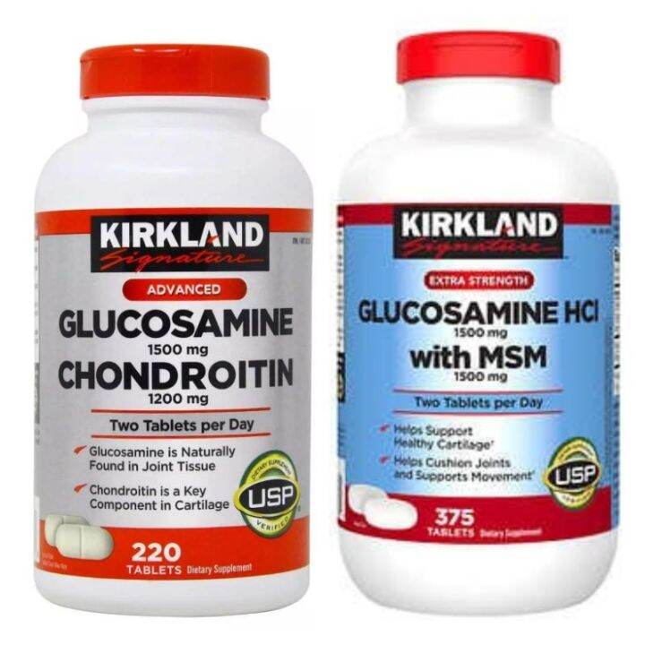 Kirkland Signature Glucosamine with MSM/ with Chondroitin 3/2026 expiry