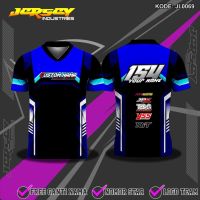 (All sizes are in stock)   Racing T SHIRT, printed, customized, can ask for names and numbers, all over Indonesia can order.  (You can customize the name and pattern for free)