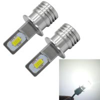 AutoAccessories 2 PCS H3 72W 1000LM 6000-6500K Super Bright Car Fog Light LED Bulbs, DC 12-24V