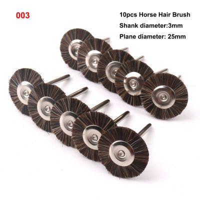 【CW】 10pcs Polishing 3.0mm Shank Hair for Wood Metal Grinding Accessories Abrasive