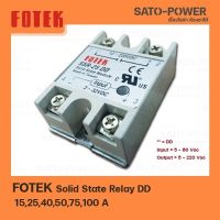 FOTEK DD (25A) / โซลิดสเตต รีเลย์ (Solid State Relay) DD 15-100A SSR โซลิสเตจรีเลย์15A 25A 40A 50A 75A 100A โซลิดสเตส รีเลย์