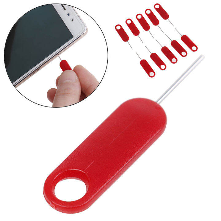 ache-10-pcs-red-sim-card-ถาดลบออก-pin-key-tool