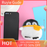 Ruyie ตุ๊กตาตุ๊กตาตุ๊กตามินิกระเป๋าสตางค์นุ่มบวกพลังงานเพนกวิน Plush Coin purse