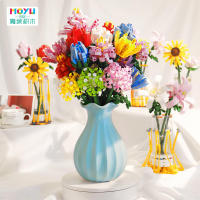 ตัวต่อดอกไม้ ตัวต่อจีน MOYU ดอกไม้สวยงาม ดอกไม้ใส่แจกัน ตัวต่อดอกไม้ มีให้เลือกหลากหลายแบบ ตัวต่อสวยงานดี!!