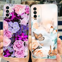 เคสซิลิโคนนิ่มสำหรับ Xiaomi Redmi 9T เคส Redmi9T เคสโทรศัพท์ลายดอกไม้สุดหรูสำหรับ Xiaomi Redmi 9T