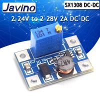 Sx1308 DC-DC Boost ปรับแรงดันไฟฟ้าคงที่โมดูล Current 2A 2-24V 2-28V Boost Power Board