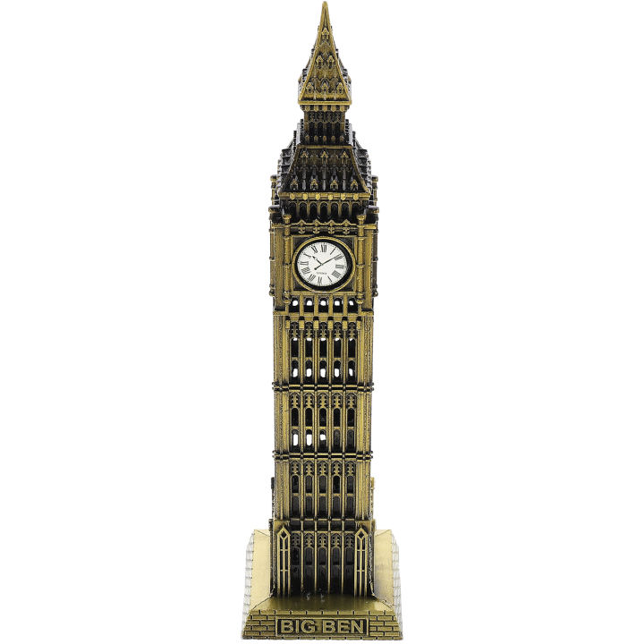 บิ๊กเบนอาคารรุ่นสถาปัตยกรรมรูปปั้นลอนดอนรูปปั้นโลหะประติมากรรมประติมากรรมโลหะผสมบรอนซ์หอสังเกตนาฬิกา