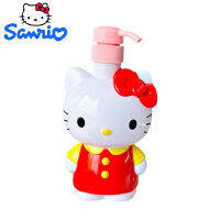 Sanrio Hello แยกขวดล้างร่างกายน้ำยาซักผ้าแยกขวดจานสบู่ Kawaii แบบพกพากดขวด