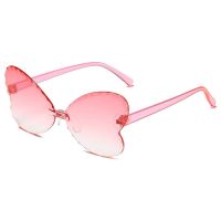 【hot】 Fashion Shades UV400 Glasses Kids Rimless Sunglasses Children Oculos Masculino 1