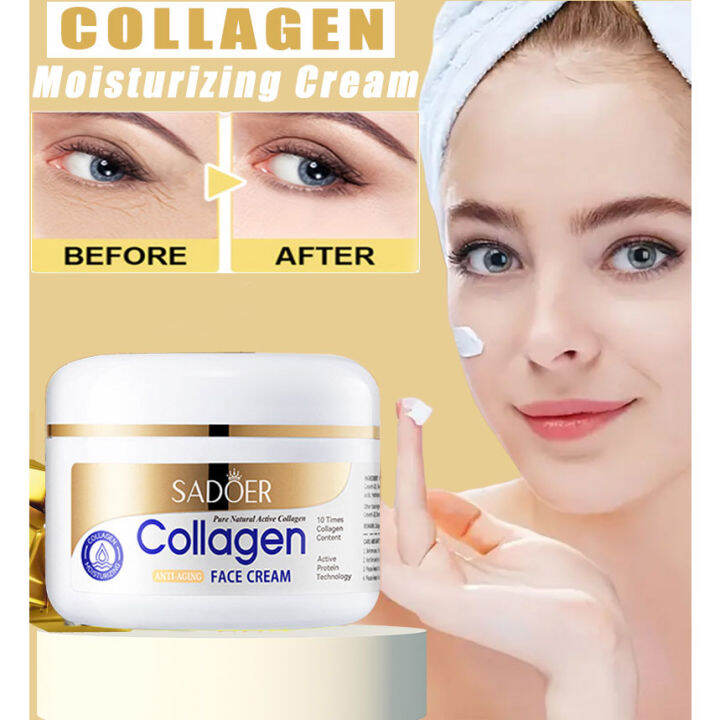 100g Collagen Face Cream Whitening Moisturizing Anti-wrinkle Melasma ...