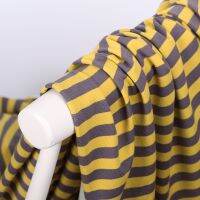 Striped Knitted Fabric Childrens Classic Pinstripe fabric for T-shirt Clothing Breathable Material