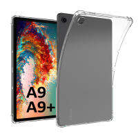 ใหม่สำหรับซัมซุงกาแล็กซีแท็บ A9 A9+ 2023นิ่มโปร่งใสหลังซิลิโคนคลุม SM-X110 SM-X115แถบ SM-X115N A9 Plus SM-X210 SM-X216B เคสกันกระแทกที่หนา SM-X216