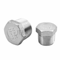 【cw】 1/4 quot; 3/8 quot; 3/4 quot; 1 quot; 1 1/2 quot; 2 quot; BSP Male Thread Hexagon Octagon Plug 304 Pipe Fitting Joint