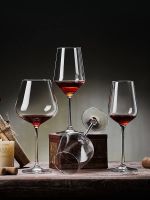 Quality goods Glass crystal red wine glass light luxury high-end wine glass burgundy goblet commercial set customizable engraving