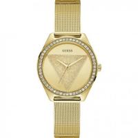 นาฬิกาข้อมือผู้หญิง GUESS Glitz Gold Crystal Dial Ladies Watch W1142L2